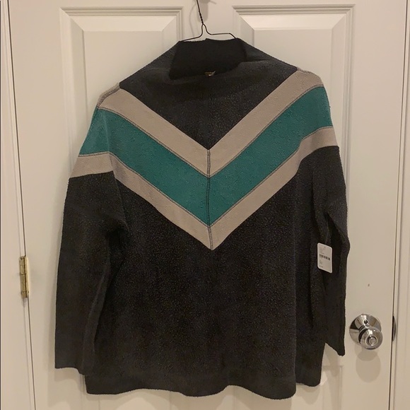 Free People Sweaters - NWT Free People Chevron Oversized Sweater